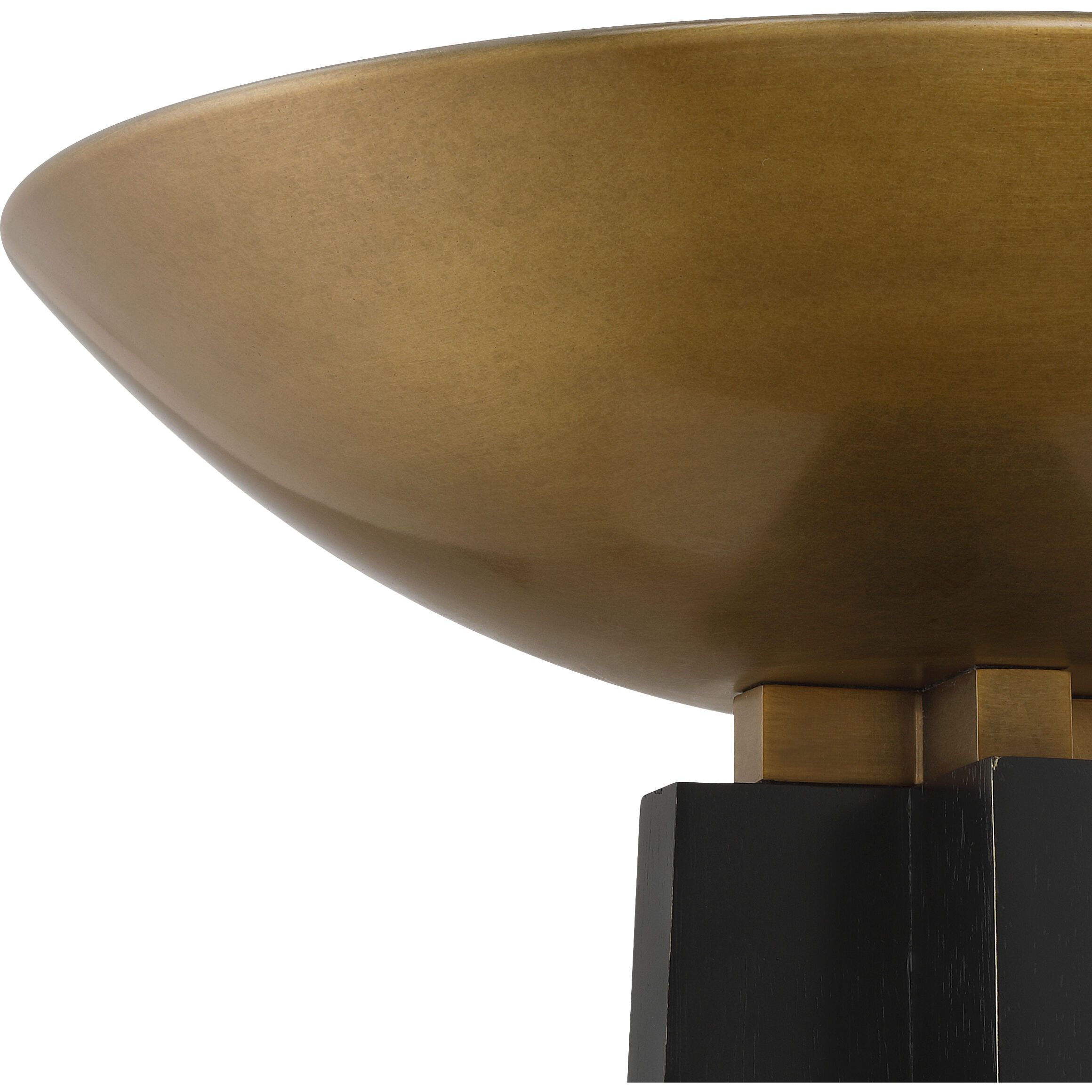 Calyx 71 inch 28.00 watt Black/Antique Brass Torchiere Floor Lamp Portable Light