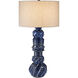 Undersea 31 inch 150 watt Dark Blue Reactive Table Lamp Portable Light