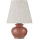 Piccolo 9 inch 25.00 watt Natural Rose Mini Table Lamp Portable Light