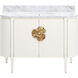 Briallen 48 X 34.25 inch Cerused White/Natural/White/Polished Brass Vanity with Undermount Sink