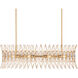 Marquise 8 Light 40 inch Clear/Luxor Gold Chandelier Ceiling Light