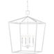 Denison 5 Light 32 inch Gesso White Chandelier Ceiling Light
