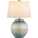 Dawning 23 inch 150.00 watt Yellow/Blue Table Lamp Portable Light