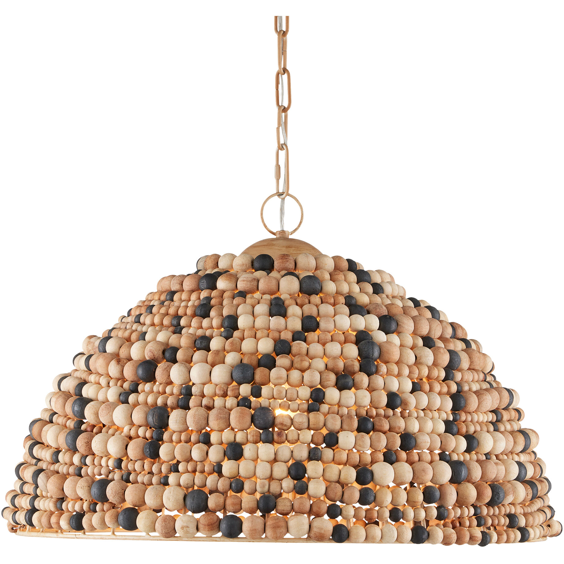 Medley 1 Light 25 inch Natural/Tan/Black/Coco Cream Pendant Ceiling Light