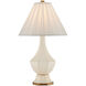 Musetta 31 inch 100 watt Beige/Antique Brass Table Lamp Portable Light