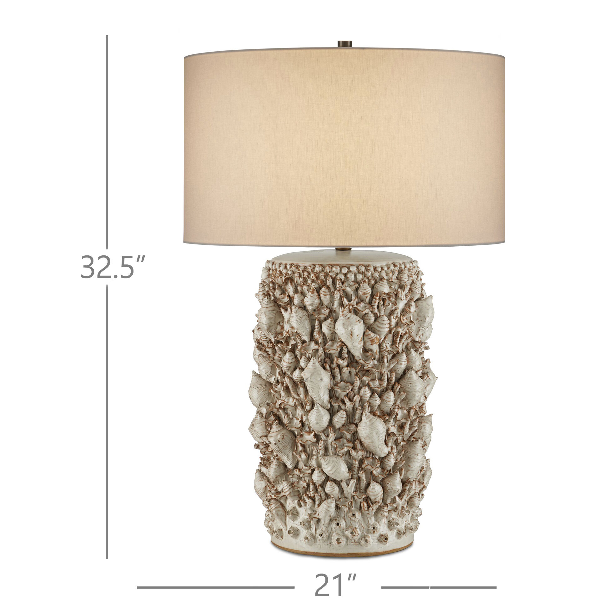 Corfu 32.5 inch 150 watt Milky White Table Lamp Portable Light