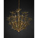 Midsummer 9 Light 39 inch Contemporary Gold Leaf/Contemporary Gold/Green Chandelier Ceiling Light