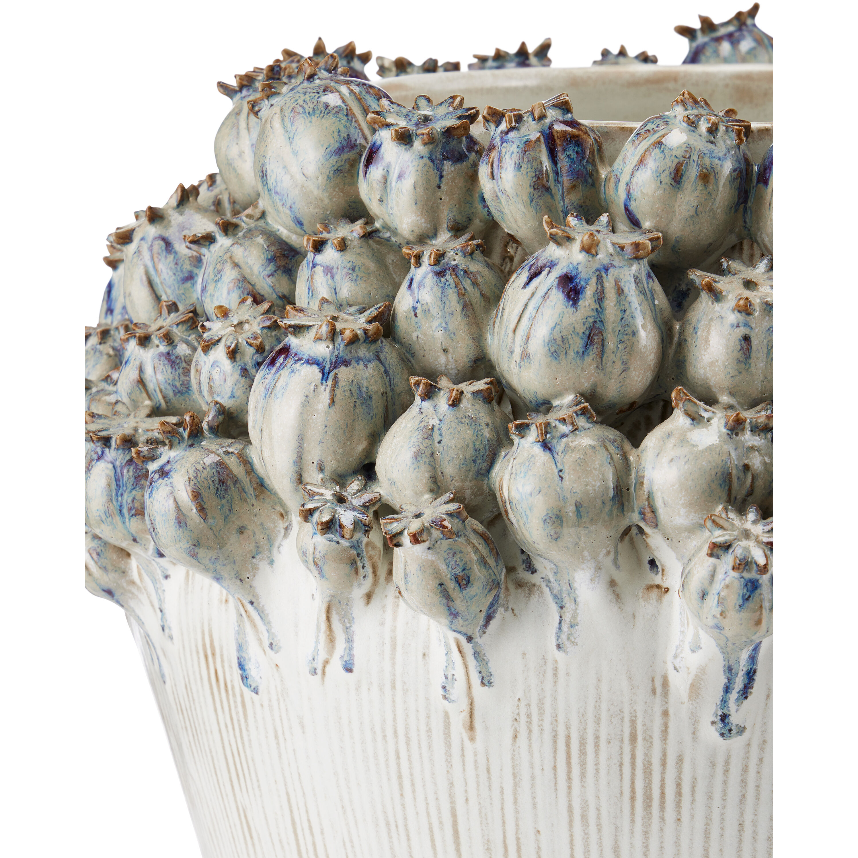 Poppy Pod Crown 15 X 14.75 inch Vase, Large