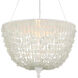 Thalassa 1 Light 29.5 inch Seaglass/Sugar White Pendant Ceiling Light
