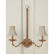 Bell Whitewash 5.5 inch Chandelier Shade, Suzanne Duin Collection
