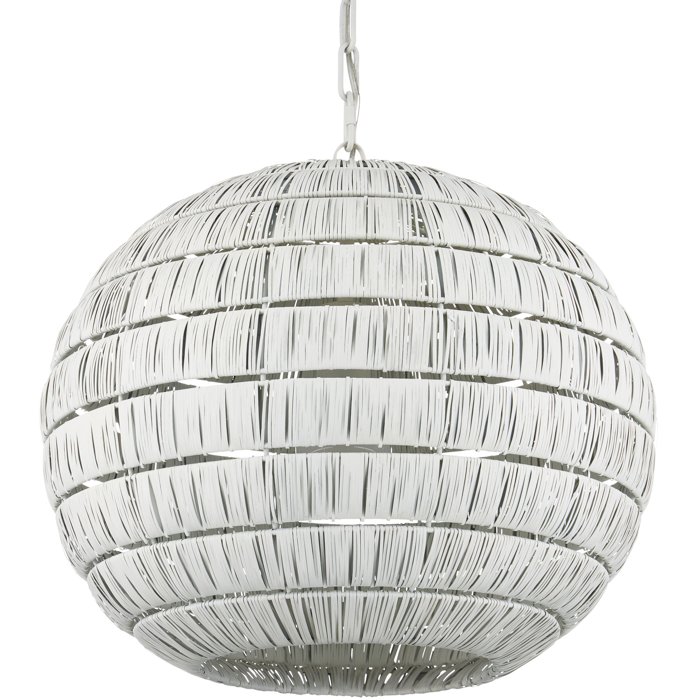 Panopolis 1 Light 20 inch White Pendant Ceiling Light