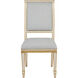 Ines Ivory and Antique Gold Chair