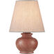 Piccolo 9 inch 25.00 watt Natural Rose Mini Table Lamp Portable Light