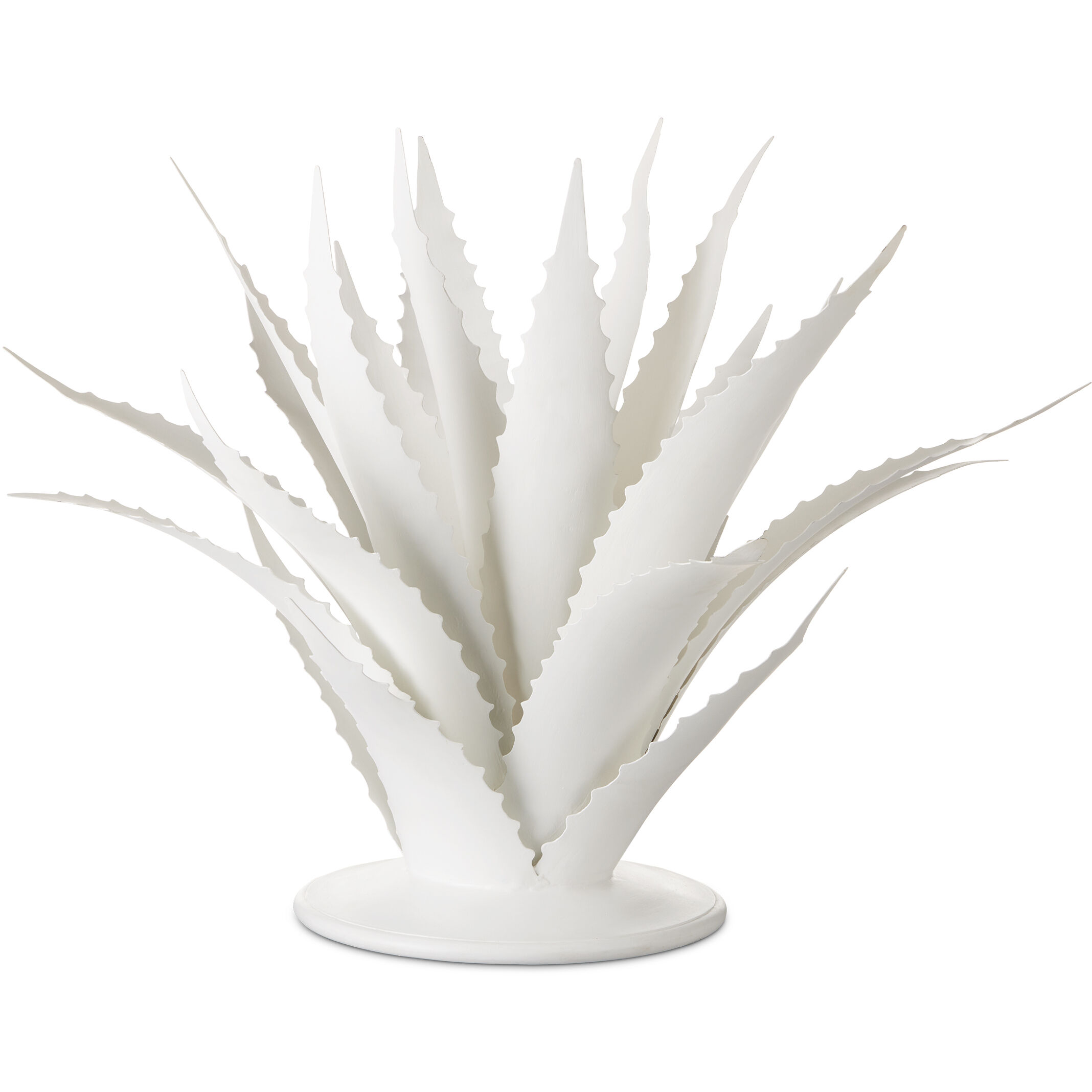 Agave Gesso White Objet, Marjorie Skouras Collection